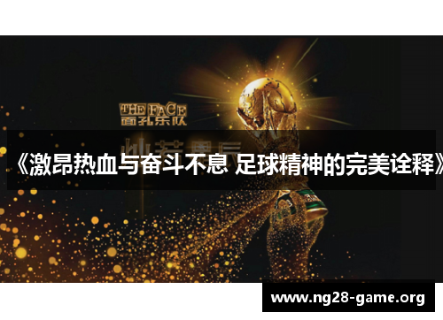《激昂热血与奋斗不息 足球精神的完美诠释》